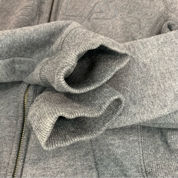 FILA Women's Fleece lined Fullzip jacket grey Meduim - Picture 9 of 12